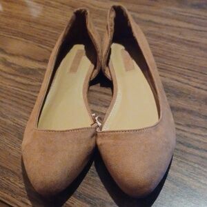 Forever21 Flats, tan, Size 7, never worn